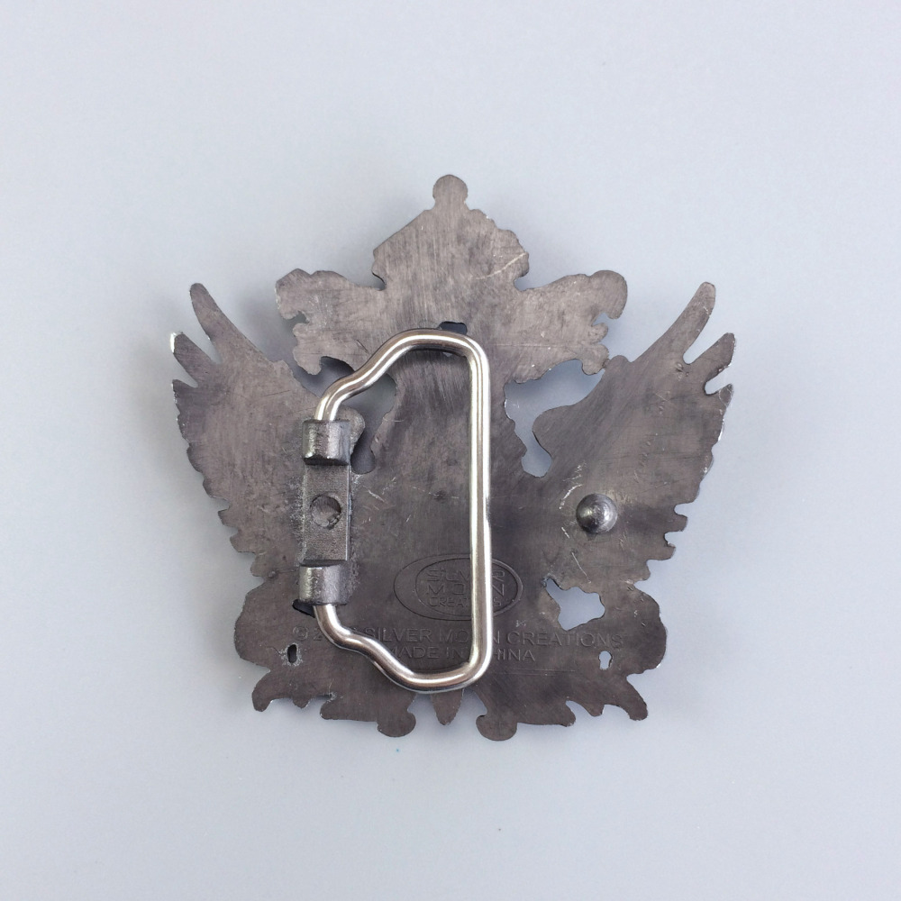 Vintage Style Russian Empire Crown Eagle Belt Buckle