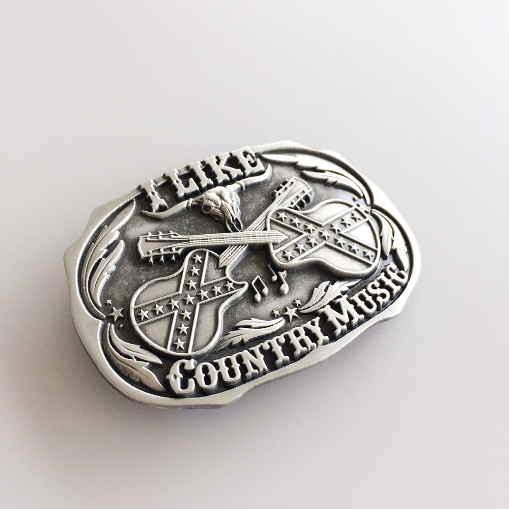 Vintage Western Country Music Belt Buckle Gurtelschnalle Boucle de ceinture