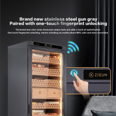 Super-large space precise constant temperature and humidity cigar cabinet with imported cedar wood