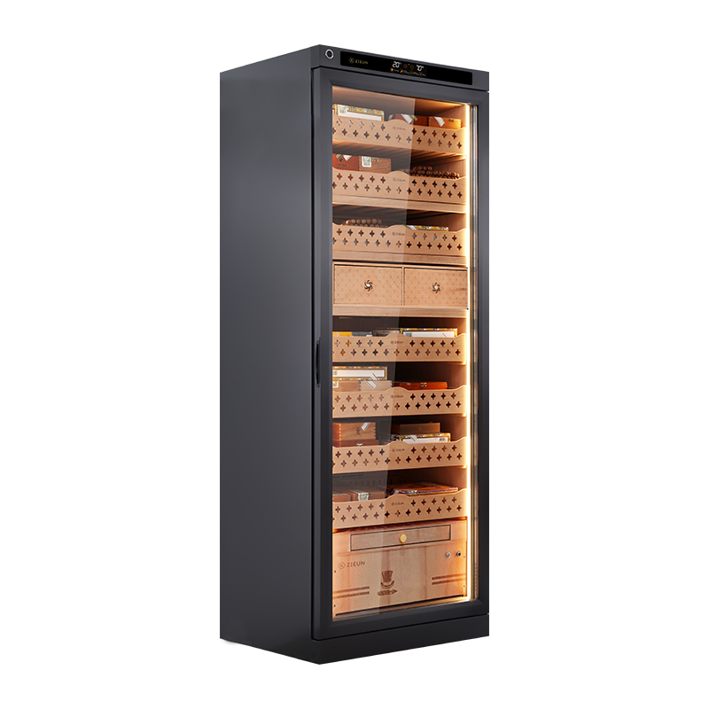 Super-large space precise constant temperature and humidity cigar cabinet with imported cedar wood