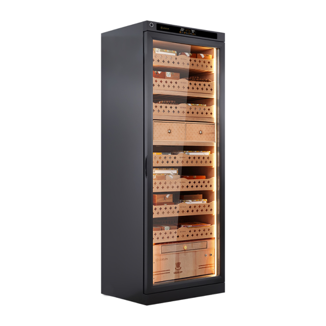 Super-large space precise constant temperature and humidity cigar cabinet with imported cedar wood