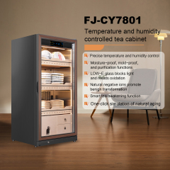 RACHING Tea cabinet FJ-CY7801 for raw and ripe Pu erh tea, with constant temperature and humidity for preservation and moisture retention
