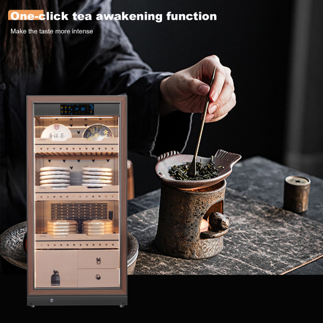RACHING Tea cabinet FJ-CY7801 for raw and ripe Pu erh tea, with constant temperature and humidity for preservation and moisture retention