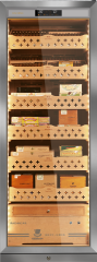 Raching Professional Stainless Steel Cigar Humidor Cabinet: Precise Humidity Control, Spanish Cedar Shelves, 2-6Y Warranty Smart Cooler