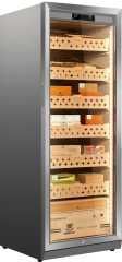 Raching Professional Stainless Steel Cigar Humidor Cabinet: Precise Humidity Control, Spanish Cedar Shelves, 2-6Y Warranty Smart Cooler