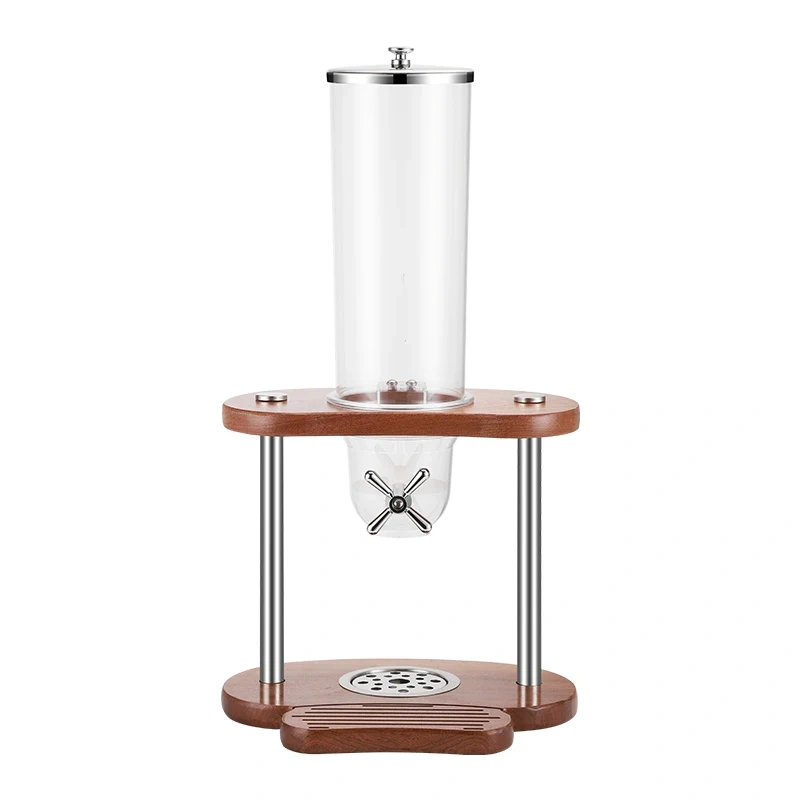 3.5L Cereal Dispenser With Sapele Wood Stand
