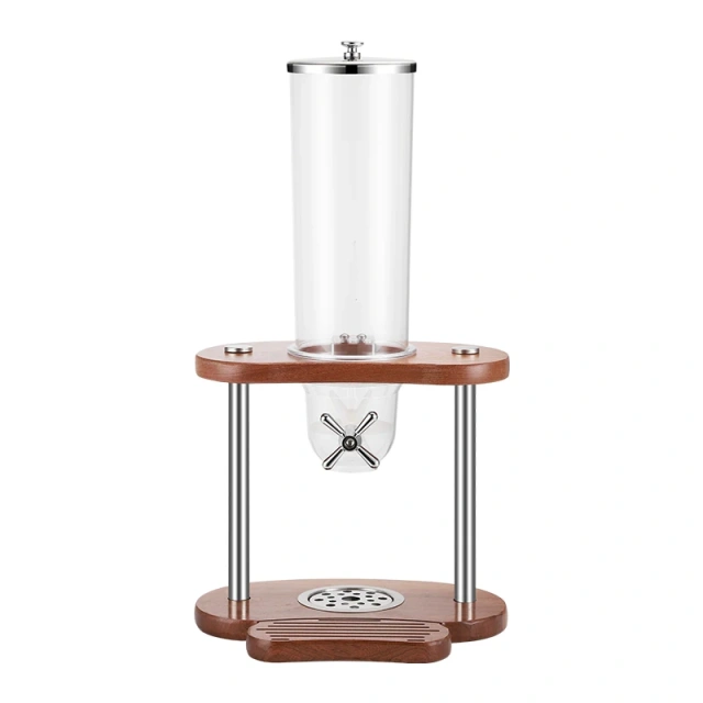 3.5L Cereal Dispenser With Sapele Wood Stand