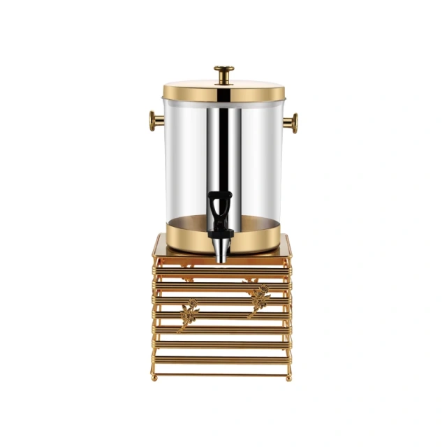 8L | Luxury Juice Dispenser Sapele Based Cold Drink for Restaurant and Catering