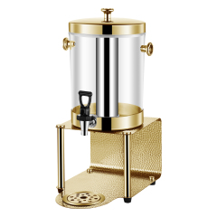 Golden Single-head Stainless Steel Hammer Mill  Juice Dispenser