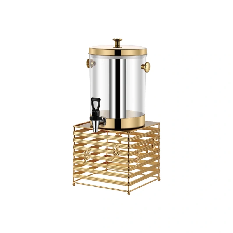 8L | Luxury Juice Dispenser Sapele Based Cold Drink for Restaurant and Catering