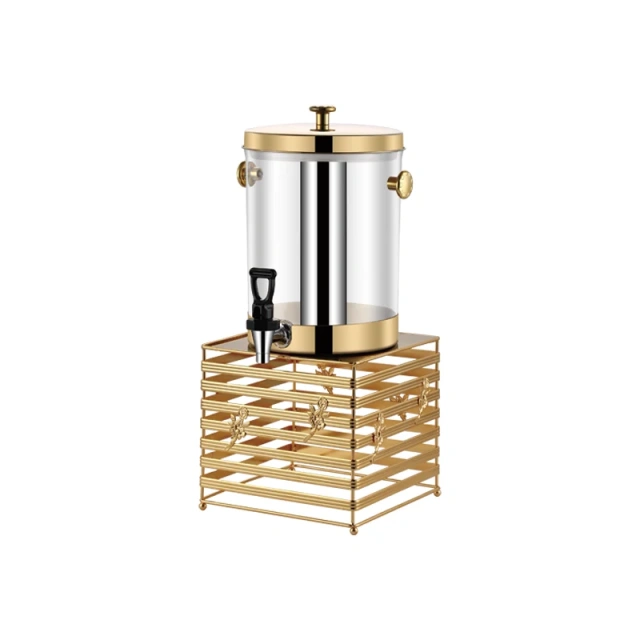 8L | Luxury Juice Dispenser Sapele Based Cold Drink for Restaurant and Catering