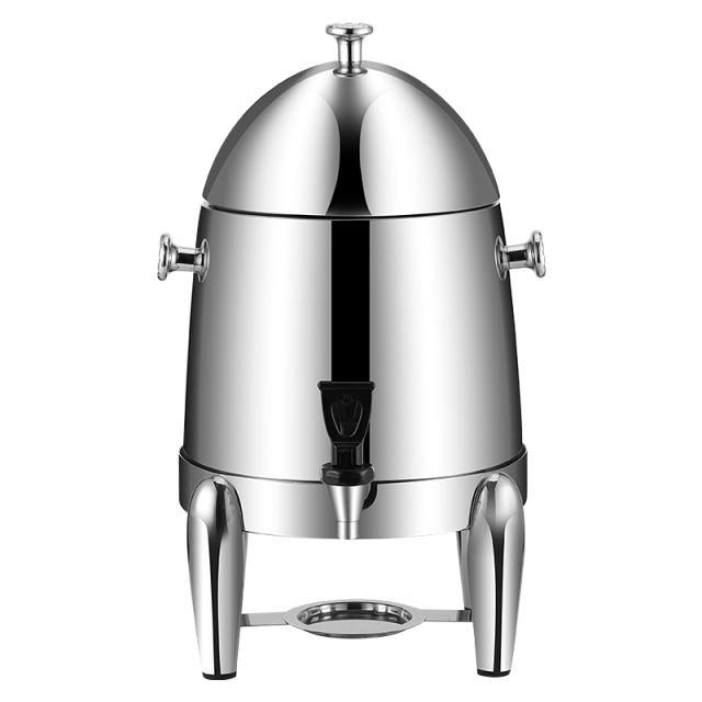 12L Silver Stainless Steel Juice Dispenser with Spigot, Commercial Buffet Beverage Server | Factory Wholesale & OEM Available