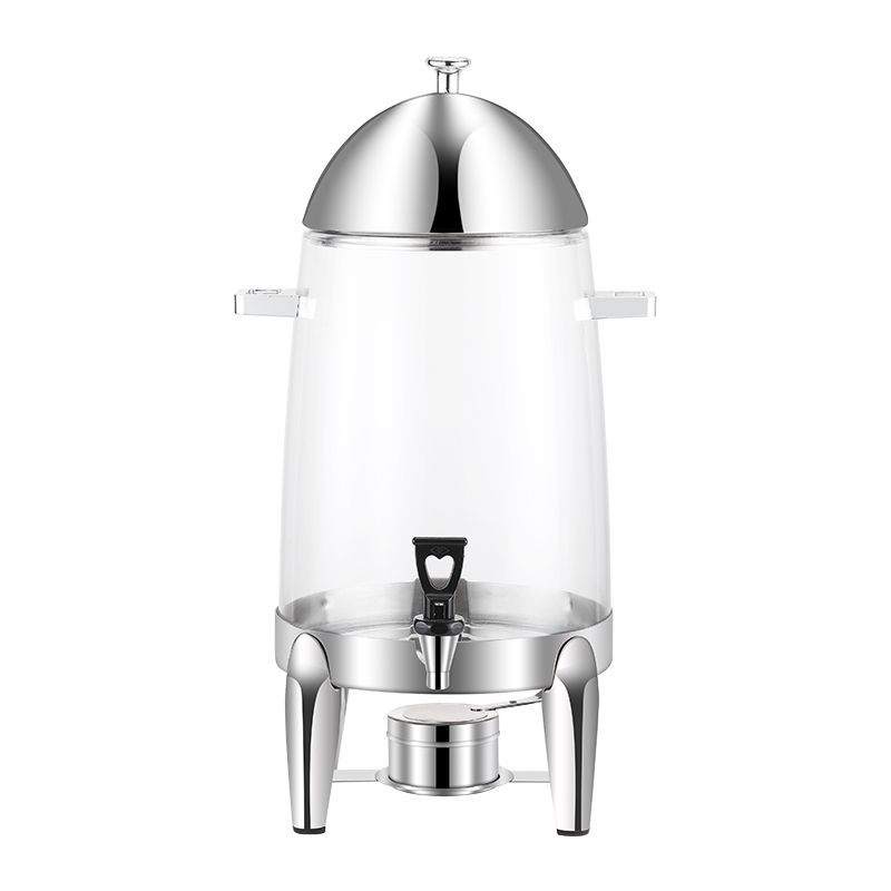 19L | Silver | PC juice Cooler Dispenser Coffee Urn with Tap Juice Dispenser Tank
