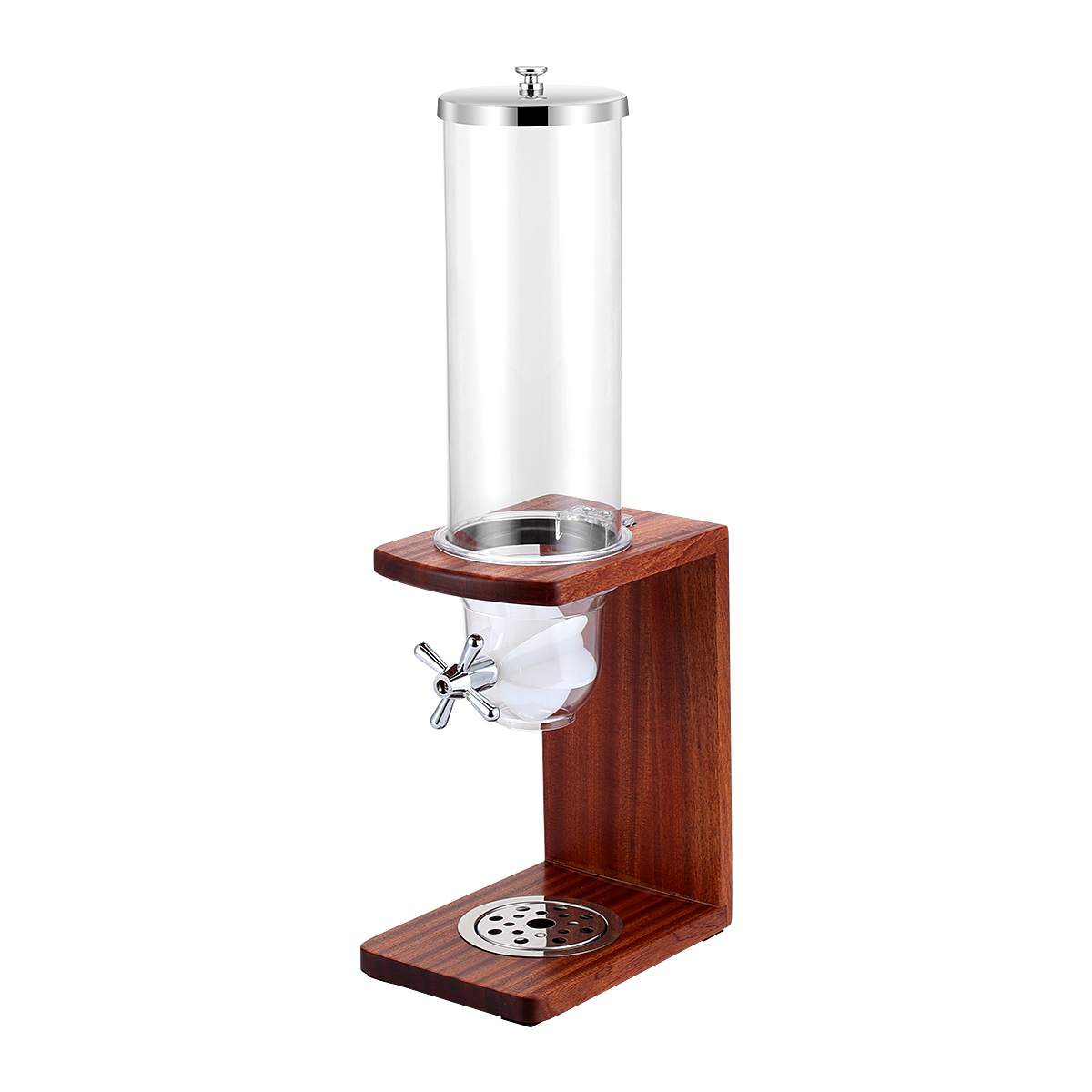 3.5L  Cereal Dispenser With Sapele Wood Stand