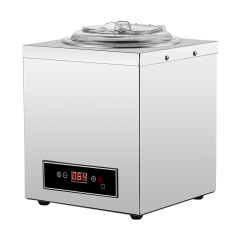 10L Silver Cube Stainless Steel Soup Warmer