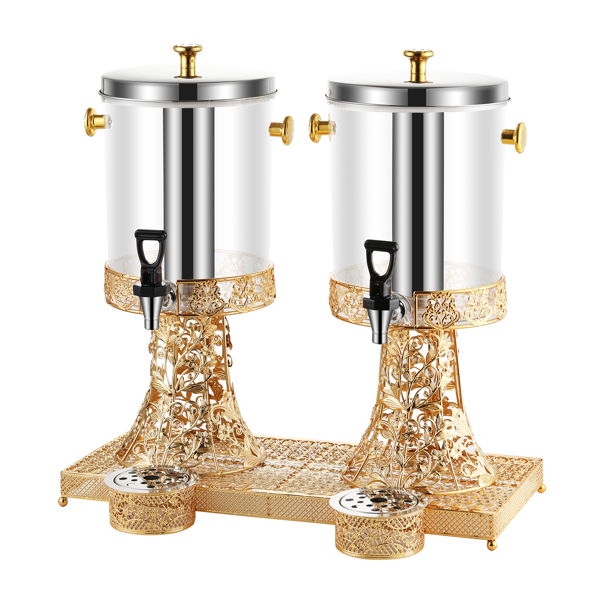 16L Luxury  Juice Dispenser Sapele Based Cold Drink for Restaurant and Catering