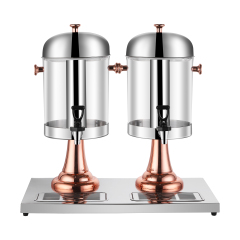 16L Rose Gold  Double-headed Classic Juice Dispenser