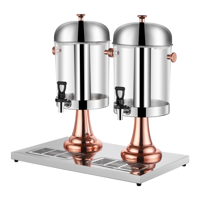 16L Rose Gold  Double-headed Classic Juice Dispenser
