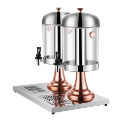 16L Rose Gold  Double-headed Classic Juice Dispenser