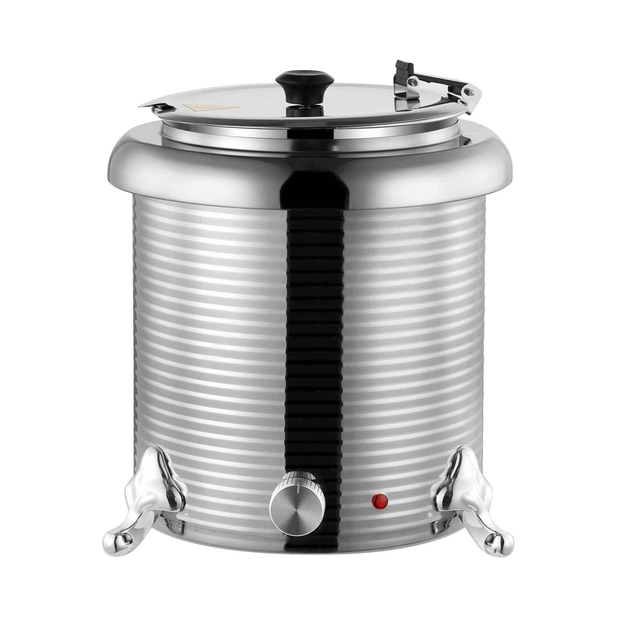 10L Straight Body Threaded Iron Shell Soup Warmer