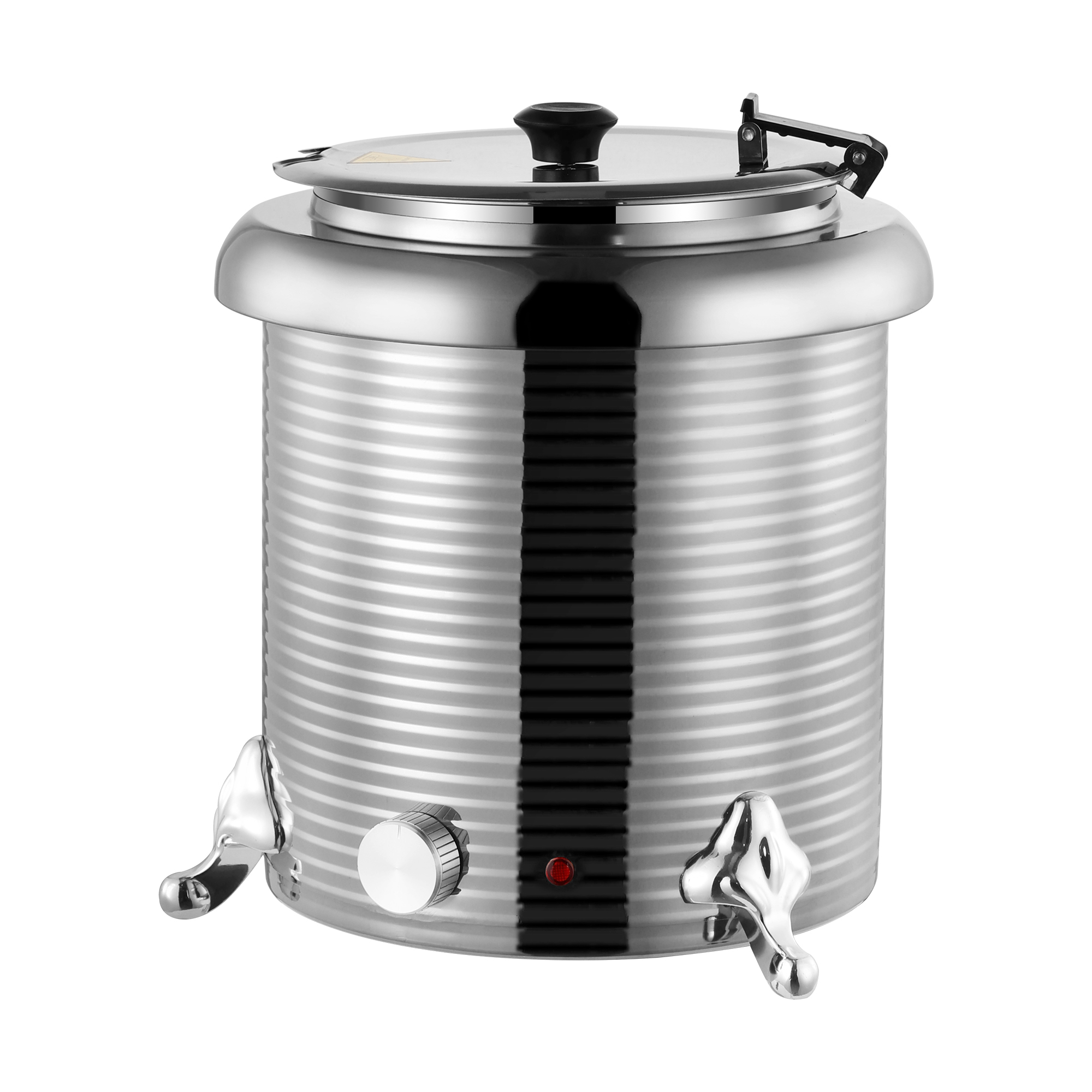 10L Straight Body Threaded Iron Shell Soup Warmer