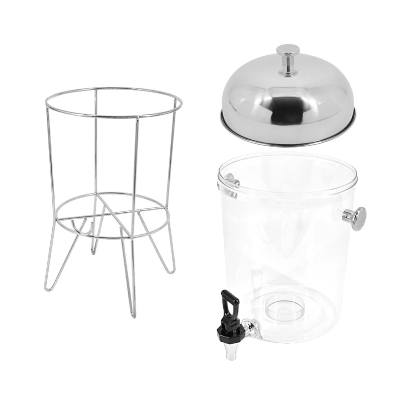 8L Silver bracket Beverage Dispenser