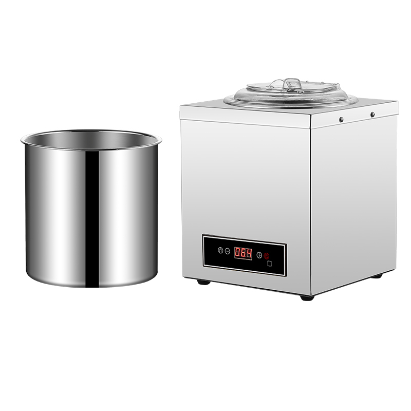 10L Silver Cube Stainless Steel Soup Warmer