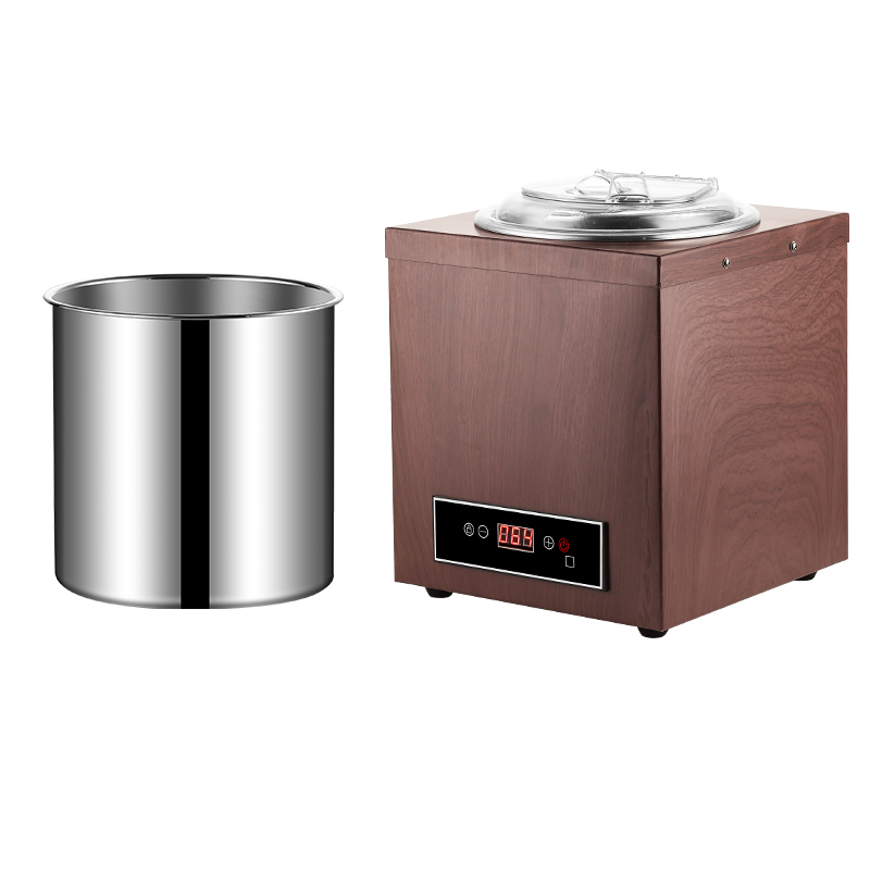 10L Imitation wood grain square Stainless Steel Soup Warmer