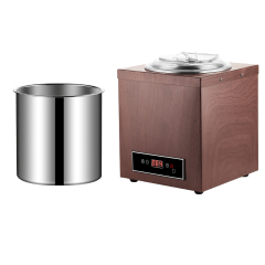 10L Imitation wood grain square Stainless Steel Soup Warmer
