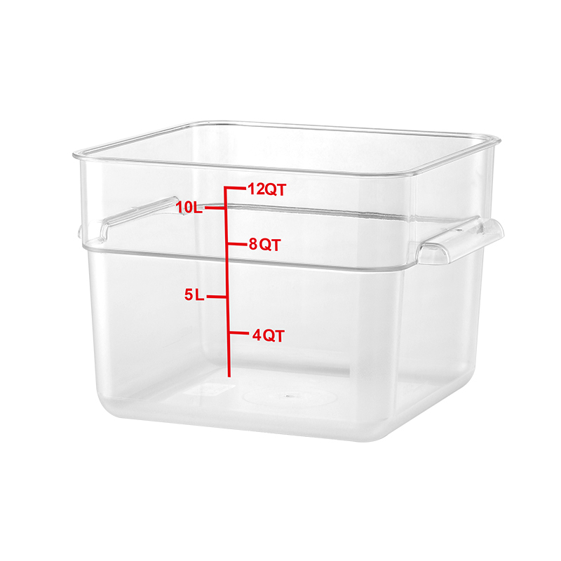 12QT Kitchen Vegetable Food Storage PC  Containers Red Scale