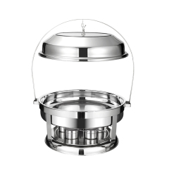 20L Silver Luxury Economy Stove with Glass Cover