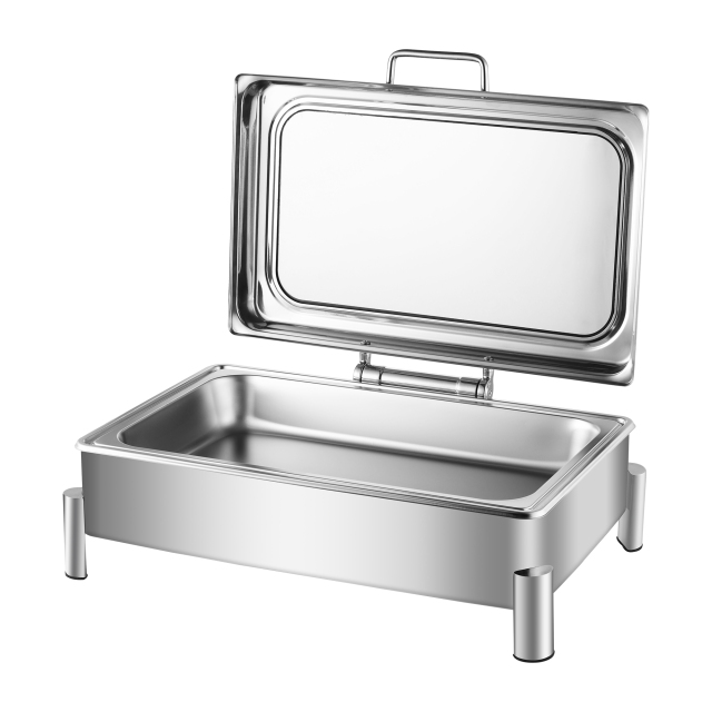 9L Rectangular round-footed stainless steel electric chafing Dish