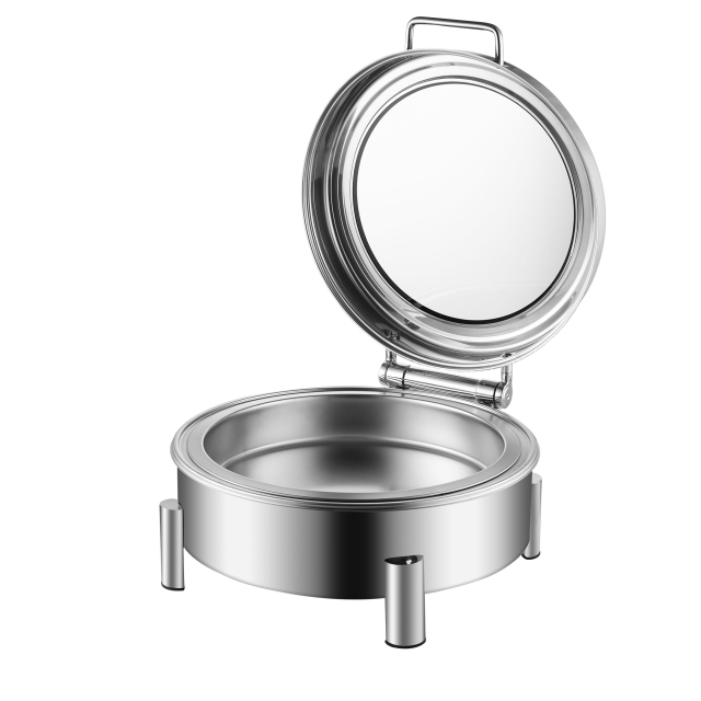 6L Round foot stainless steel electric chafing Dish