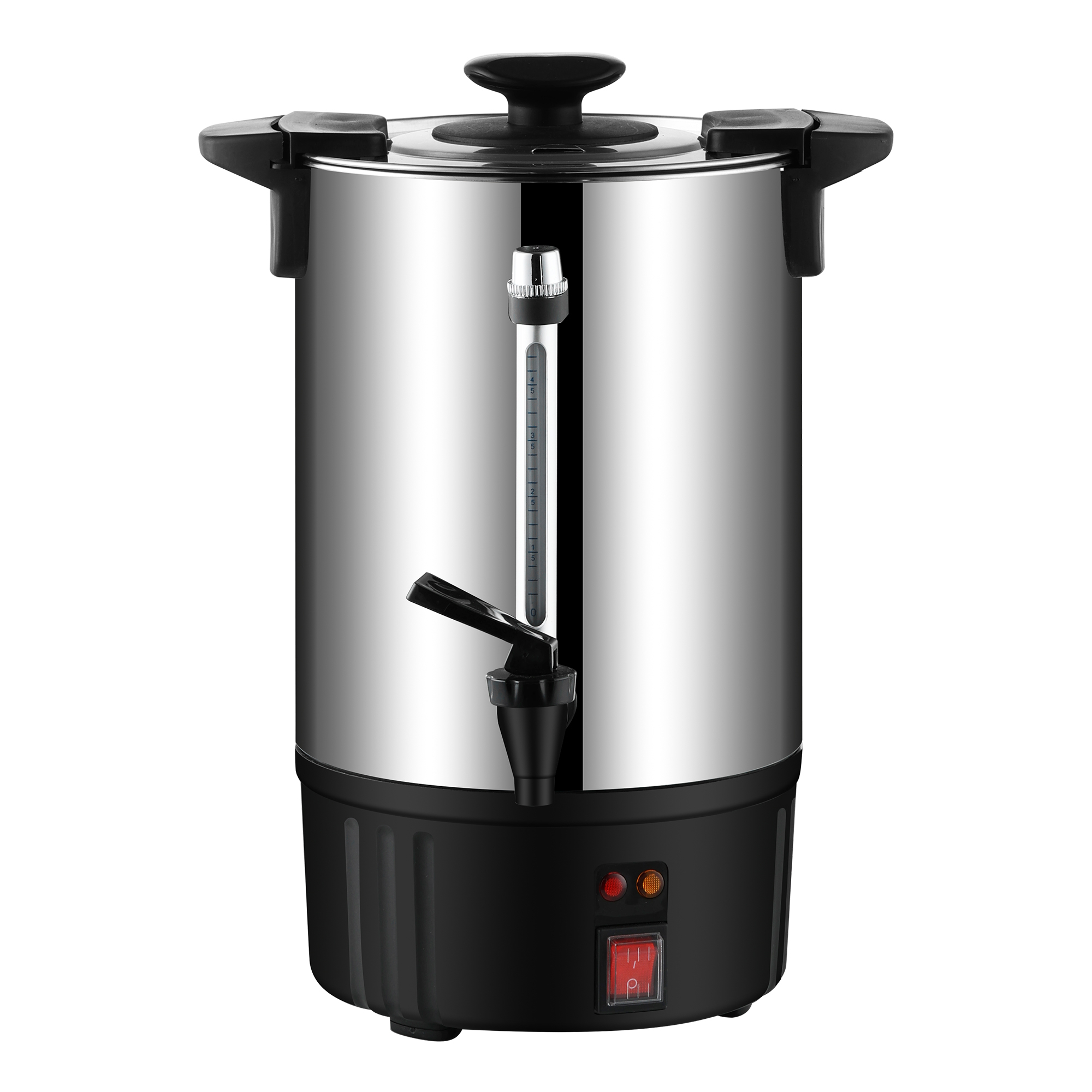 Type A  304 Stainless Steel Single-Layer Black Base Hot Water Boiler