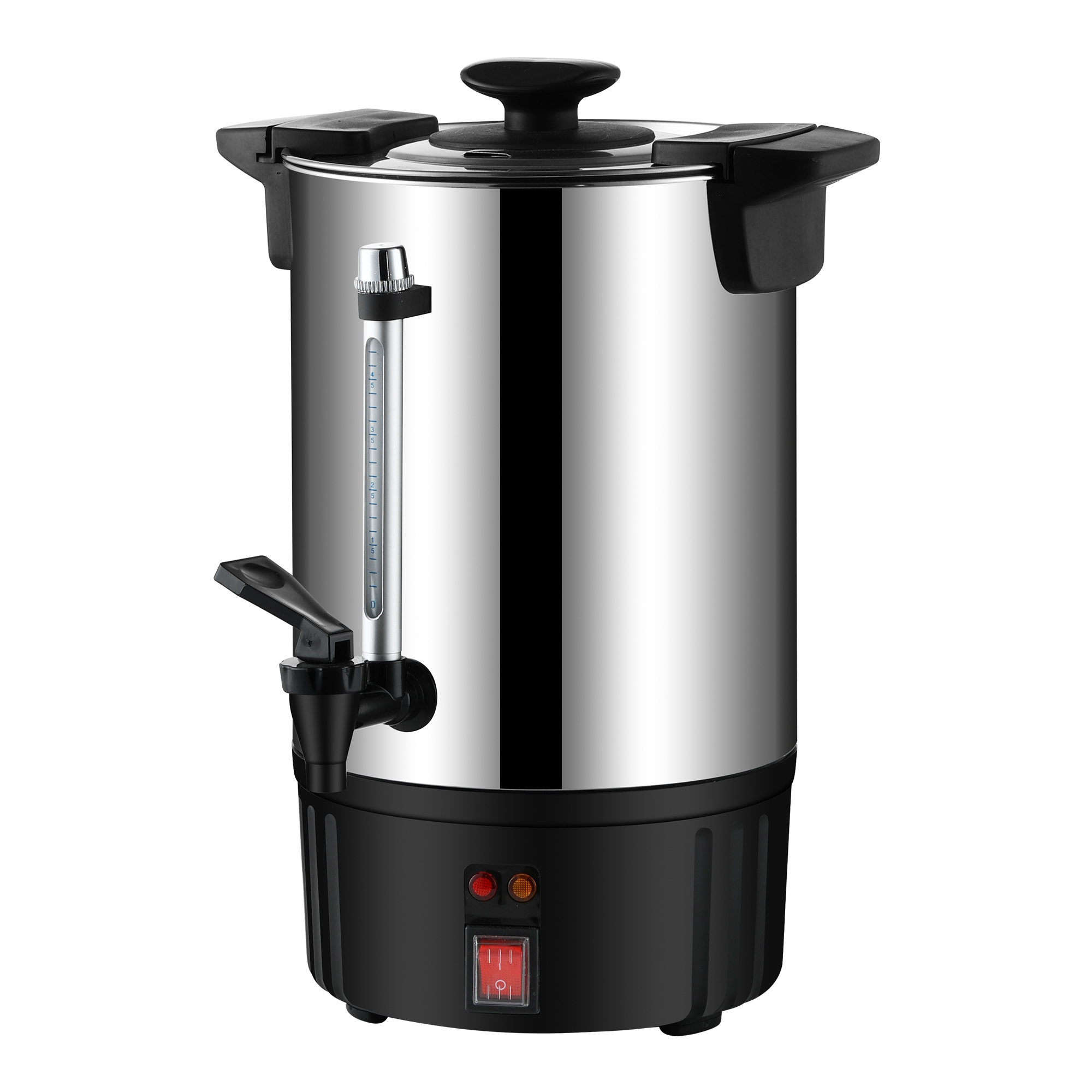 Type A  304 Stainless Steel Single-Layer Black Base Hot Water Boiler