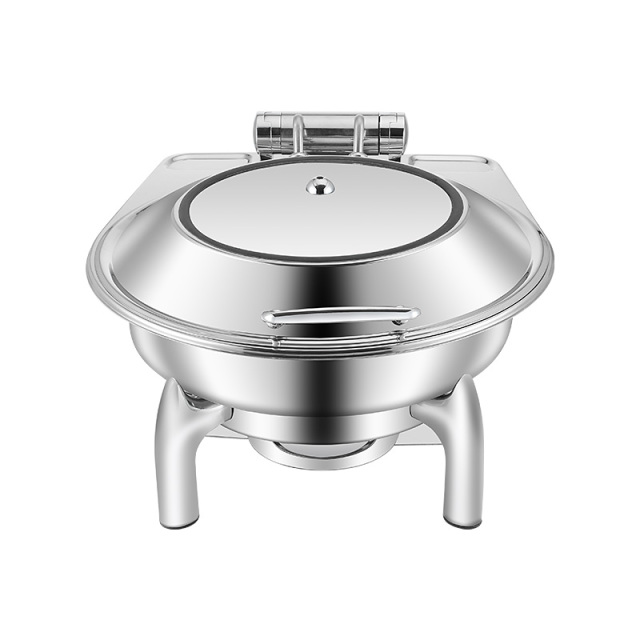 6L Rectangular Stainless Steel Removable Lid Electric Chafing Dish