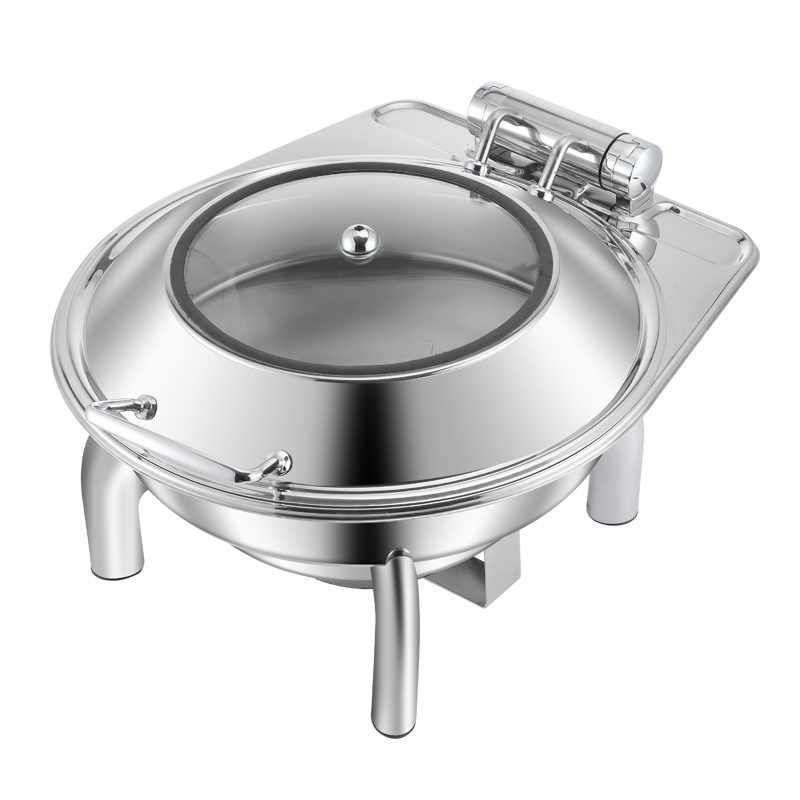 6L Rectangular Stainless Steel Removable Lid Electric Chafing Dish