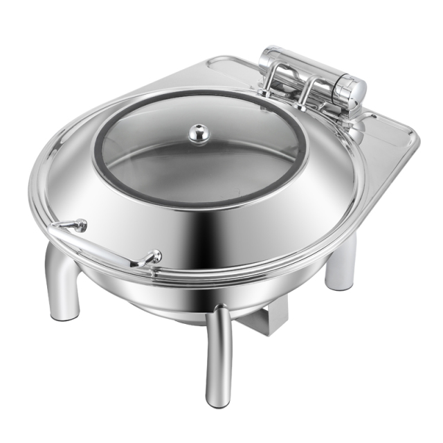 6L Rectangular Stainless Steel Removable Lid Electric Chafing Dish
