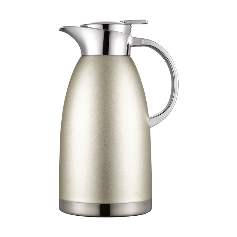 1.8-2.3L Apricot-colored Vacuum Insulated Coffee Pot