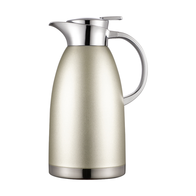 1.8-2.3L Apricot-colored Vacuum Insulated Coffee Pot