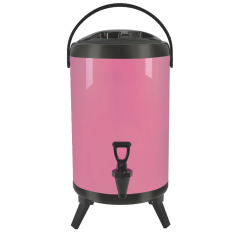 8-12 Liter Foldable Stainless Steel Milk Tea Bucket with Legs | Color Options