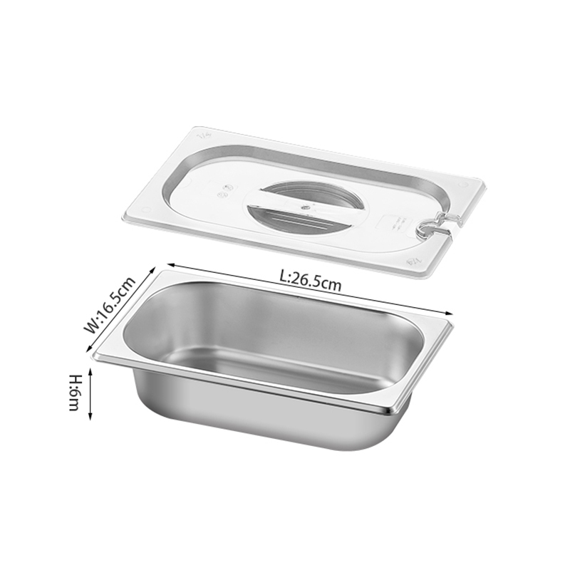 1/4 GN PAN with PC Open cap