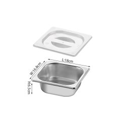 1/6 GN PAN with PC Screw cap