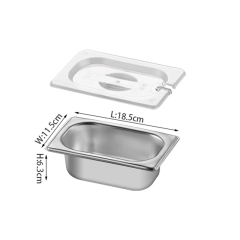 1/9 GN PAN with PC Open cap