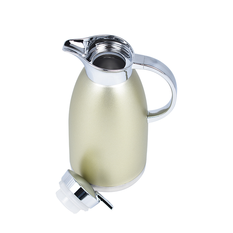 1.8-2.3L Apricot-colored Vacuum Insulated Coffee Pot
