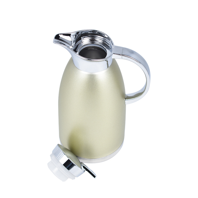 1.8-2.3L Apricot-colored Vacuum Insulated Coffee Pot