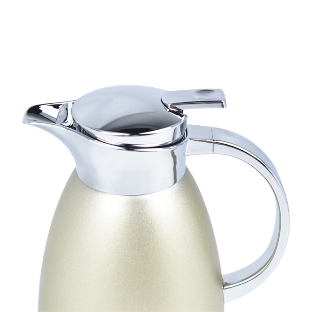 1.8-2.3L Apricot-colored Vacuum Insulated Coffee Pot
