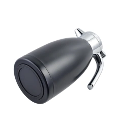 Black  Vacuum Kettle with Temperature Display Lid