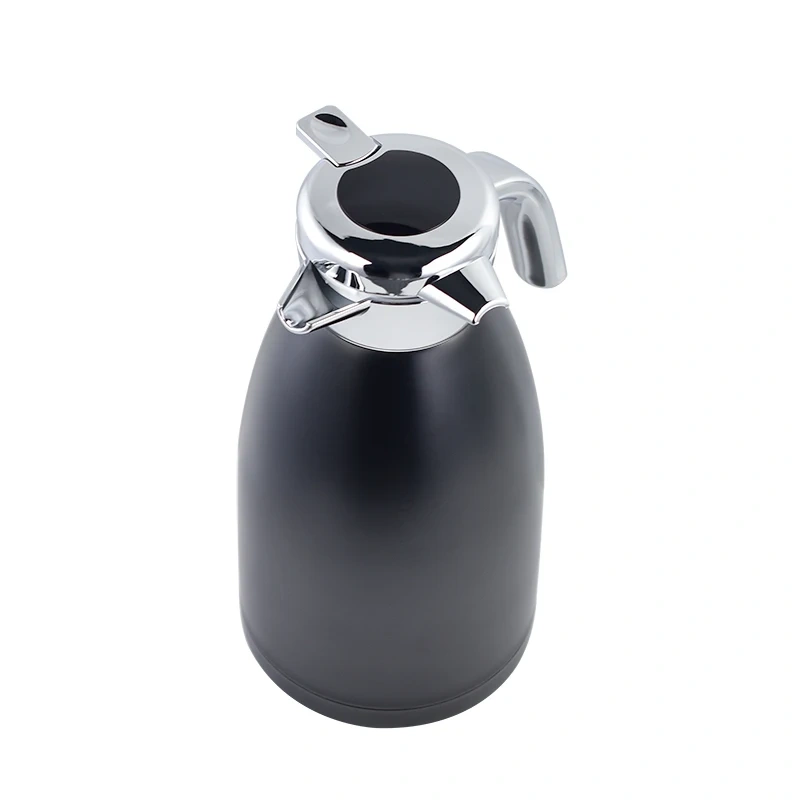 Black  Vacuum Kettle with Temperature Display Lid