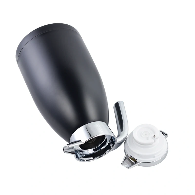 Black  Vacuum Kettle with Temperature Display Lid